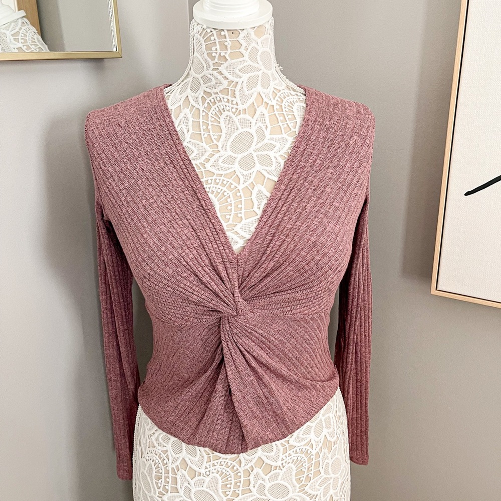 Mauve Twist Bodysuit